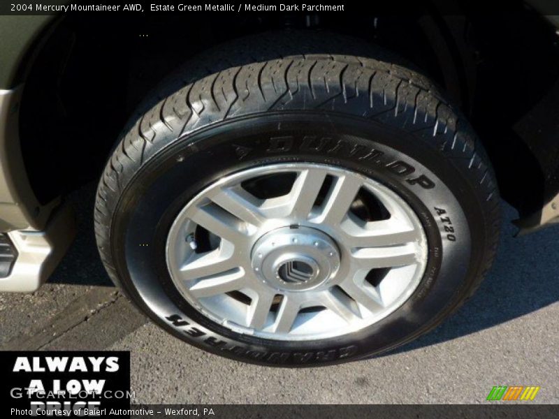 Estate Green Metallic / Medium Dark Parchment 2004 Mercury Mountaineer AWD