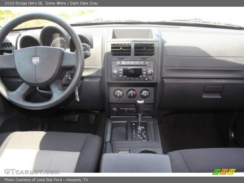 Stone White / Dark Slate Gray 2010 Dodge Nitro SE