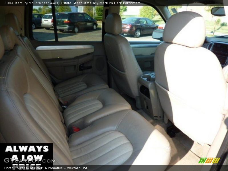 Estate Green Metallic / Medium Dark Parchment 2004 Mercury Mountaineer AWD