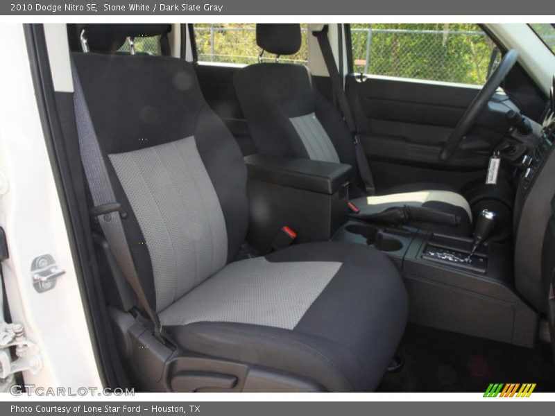 Stone White / Dark Slate Gray 2010 Dodge Nitro SE