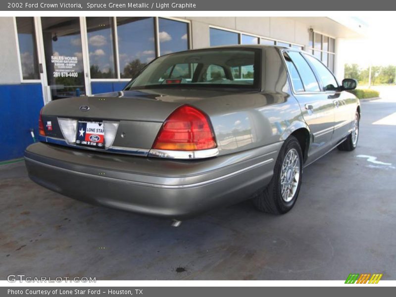Spruce Green Metallic / Light Graphite 2002 Ford Crown Victoria