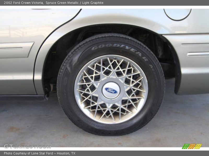Spruce Green Metallic / Light Graphite 2002 Ford Crown Victoria