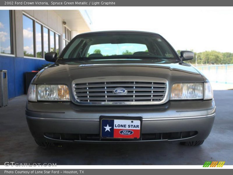 Spruce Green Metallic / Light Graphite 2002 Ford Crown Victoria