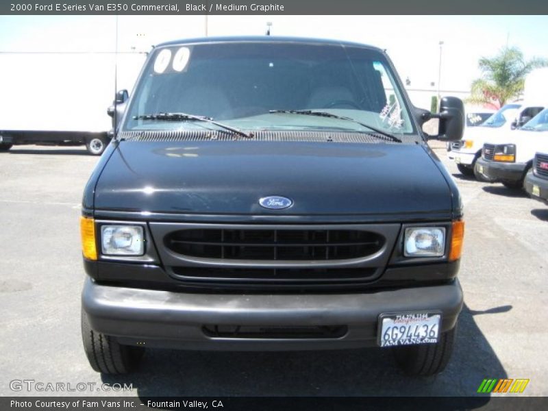 Black / Medium Graphite 2000 Ford E Series Van E350 Commercial