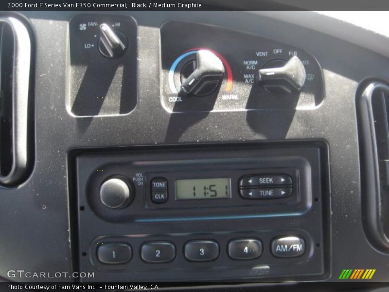 Black / Medium Graphite 2000 Ford E Series Van E350 Commercial