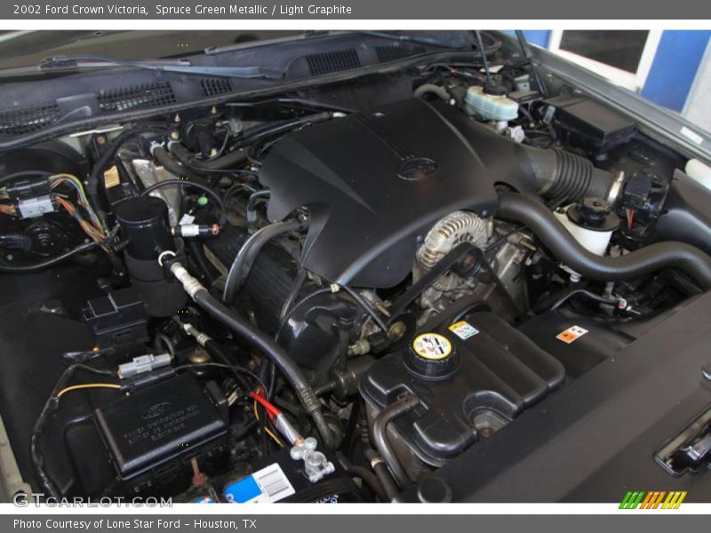 Spruce Green Metallic / Light Graphite 2002 Ford Crown Victoria