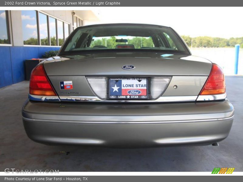 Spruce Green Metallic / Light Graphite 2002 Ford Crown Victoria