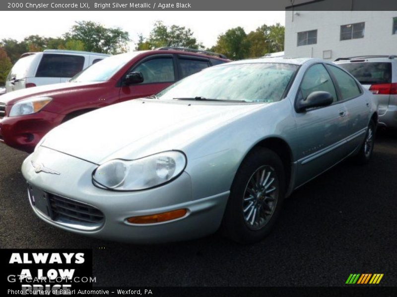Bright Silver Metallic / Agate Black 2000 Chrysler Concorde LXi