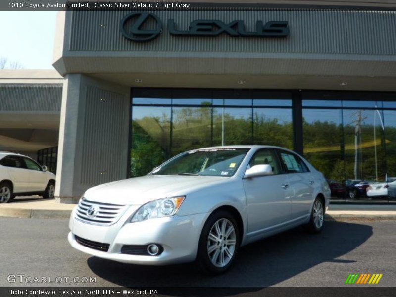 Classic Silver Metallic / Light Gray 2010 Toyota Avalon Limited