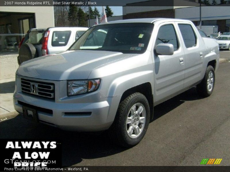 Billet Silver Metallic / Black 2007 Honda Ridgeline RTS