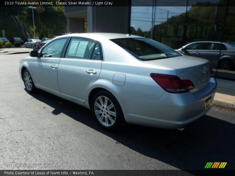 Classic Silver Metallic / Light Gray 2010 Toyota Avalon Limited