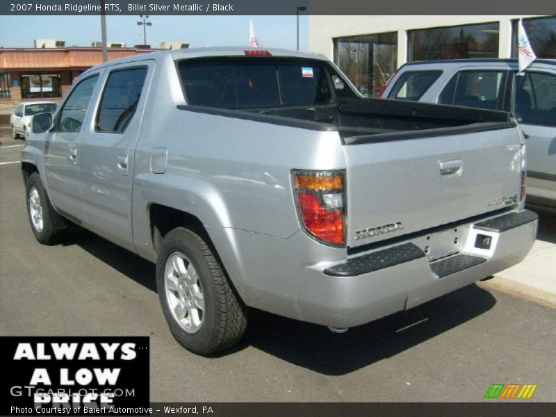 Billet Silver Metallic / Black 2007 Honda Ridgeline RTS