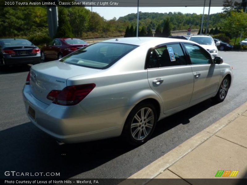 Classic Silver Metallic / Light Gray 2010 Toyota Avalon Limited