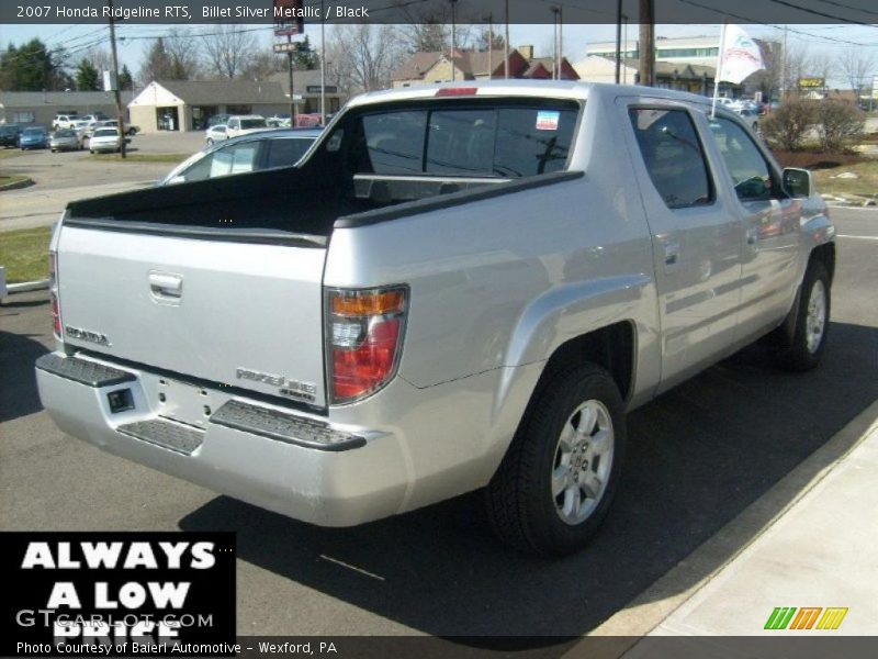 Billet Silver Metallic / Black 2007 Honda Ridgeline RTS