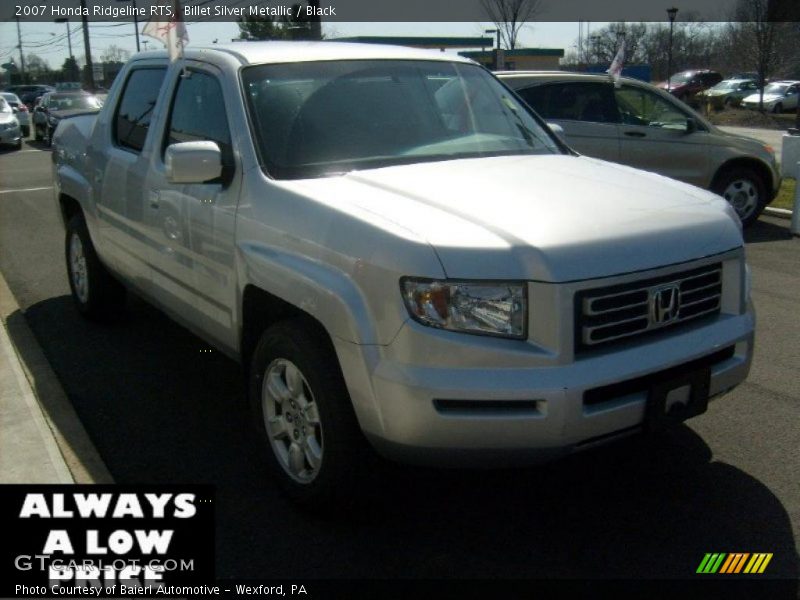 Billet Silver Metallic / Black 2007 Honda Ridgeline RTS