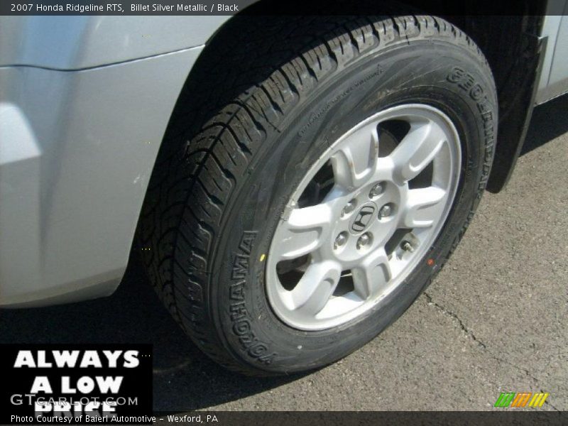 Billet Silver Metallic / Black 2007 Honda Ridgeline RTS