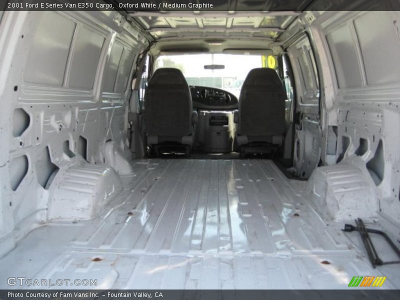 Oxford White / Medium Graphite 2001 Ford E Series Van E350 Cargo