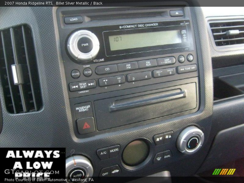 Billet Silver Metallic / Black 2007 Honda Ridgeline RTS