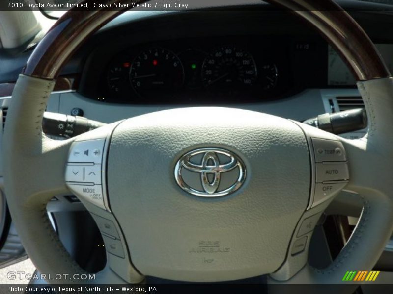 Classic Silver Metallic / Light Gray 2010 Toyota Avalon Limited