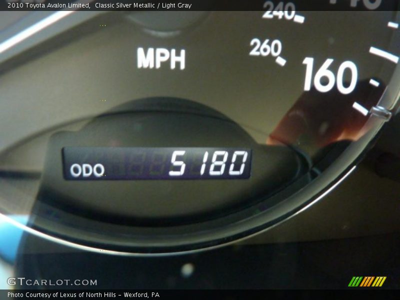 Classic Silver Metallic / Light Gray 2010 Toyota Avalon Limited