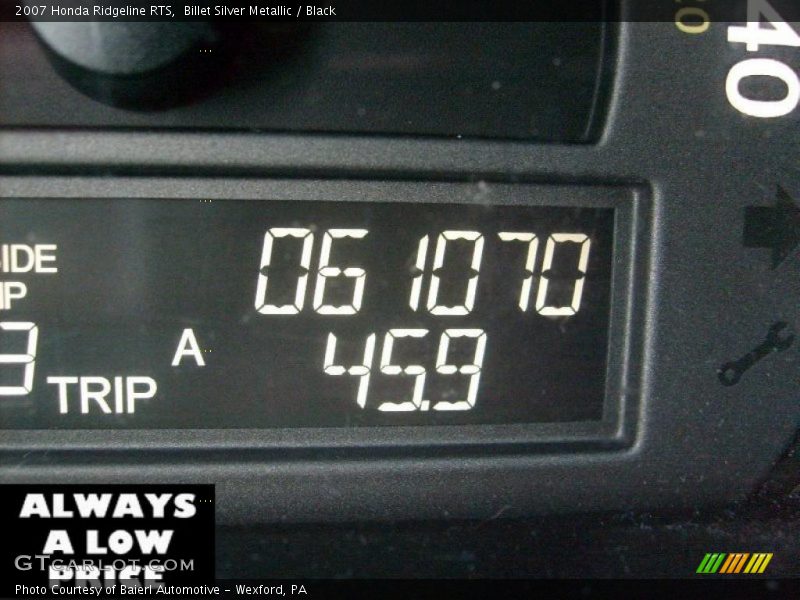 Billet Silver Metallic / Black 2007 Honda Ridgeline RTS