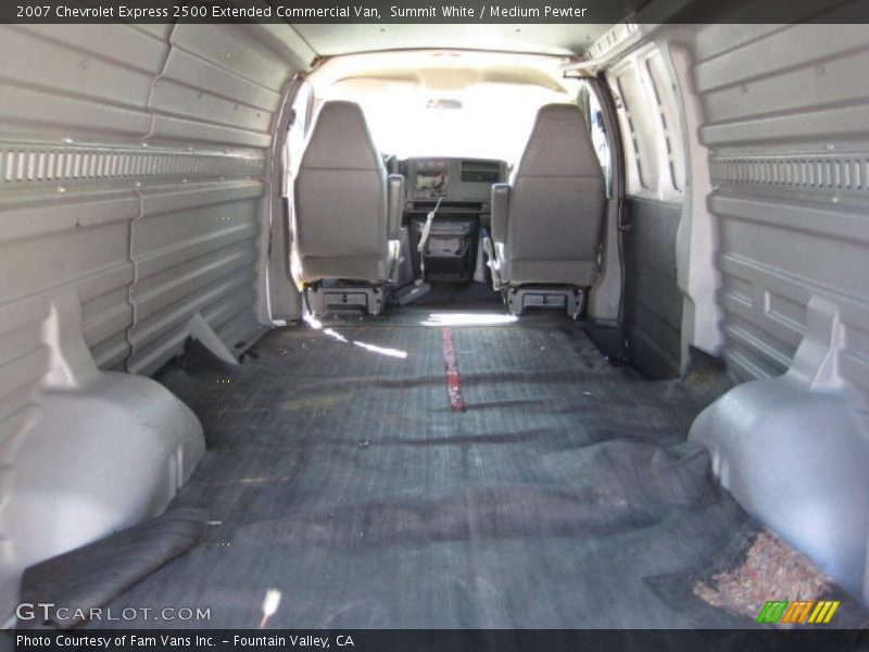 Summit White / Medium Pewter 2007 Chevrolet Express 2500 Extended Commercial Van