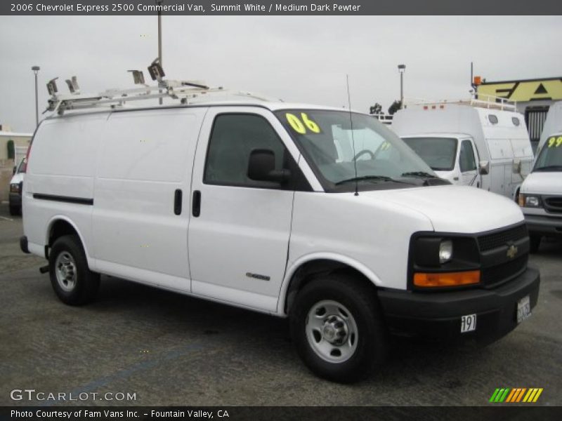 Summit White / Medium Dark Pewter 2006 Chevrolet Express 2500 Commercial Van