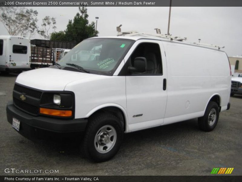 Summit White / Medium Dark Pewter 2006 Chevrolet Express 2500 Commercial Van