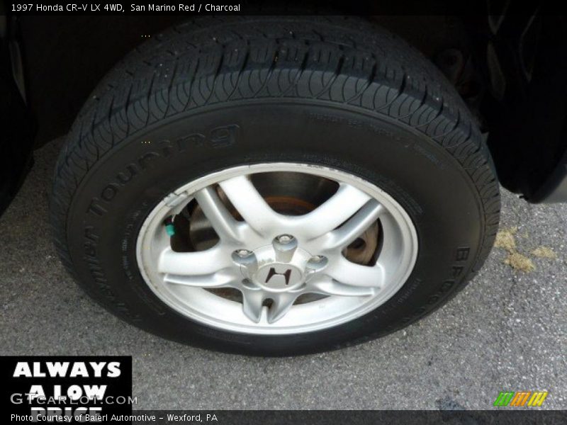 San Marino Red / Charcoal 1997 Honda CR-V LX 4WD