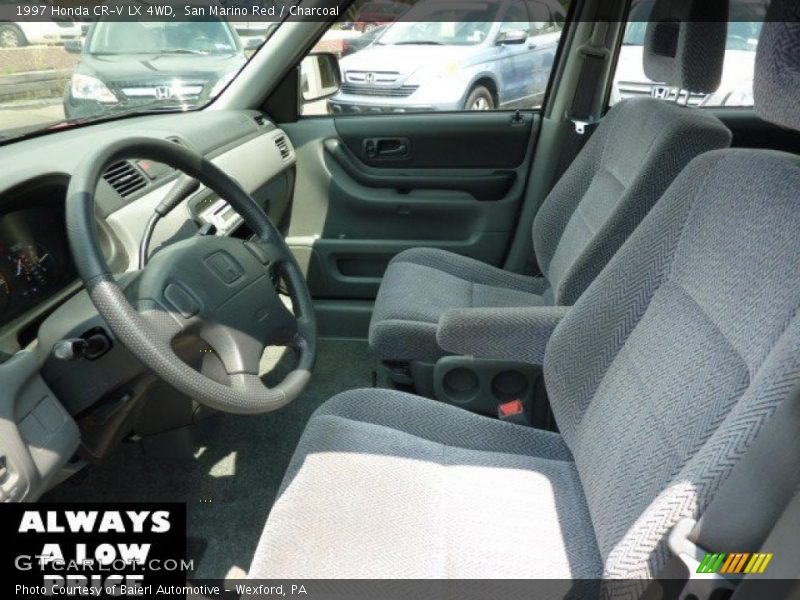 San Marino Red / Charcoal 1997 Honda CR-V LX 4WD