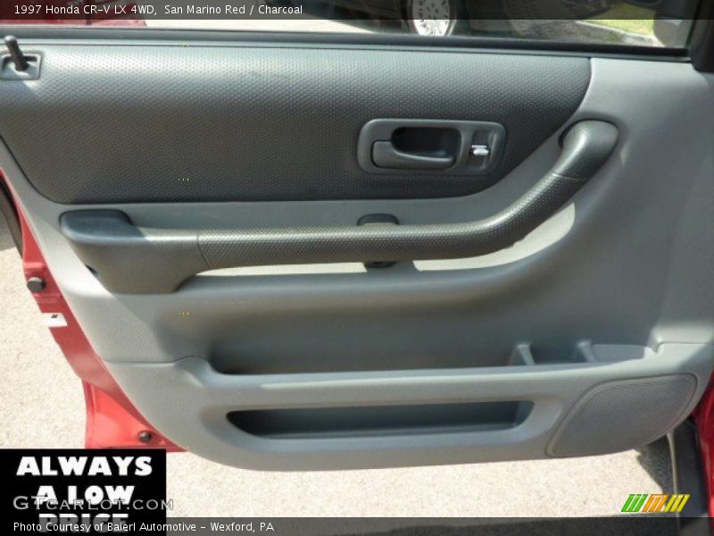 San Marino Red / Charcoal 1997 Honda CR-V LX 4WD