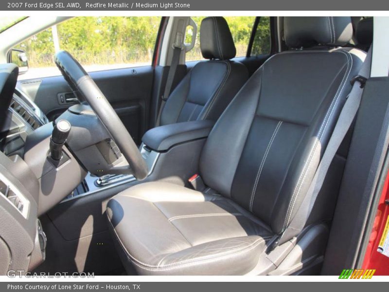 Redfire Metallic / Medium Light Stone 2007 Ford Edge SEL AWD