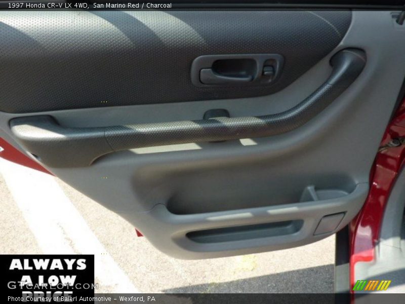 San Marino Red / Charcoal 1997 Honda CR-V LX 4WD