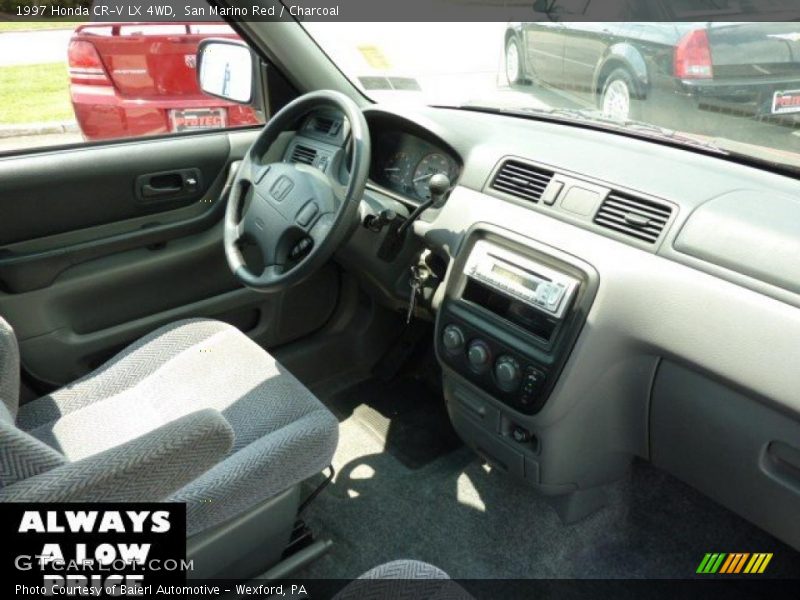 San Marino Red / Charcoal 1997 Honda CR-V LX 4WD