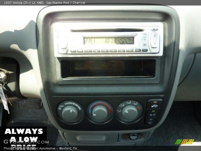 San Marino Red / Charcoal 1997 Honda CR-V LX 4WD