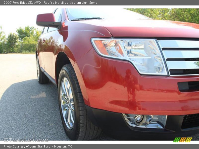 Redfire Metallic / Medium Light Stone 2007 Ford Edge SEL AWD