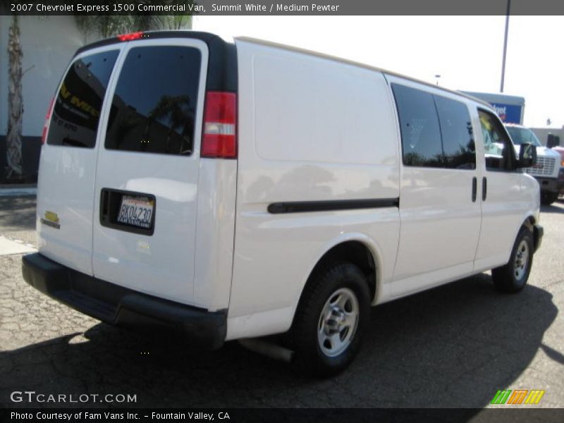 Summit White / Medium Pewter 2007 Chevrolet Express 1500 Commercial Van