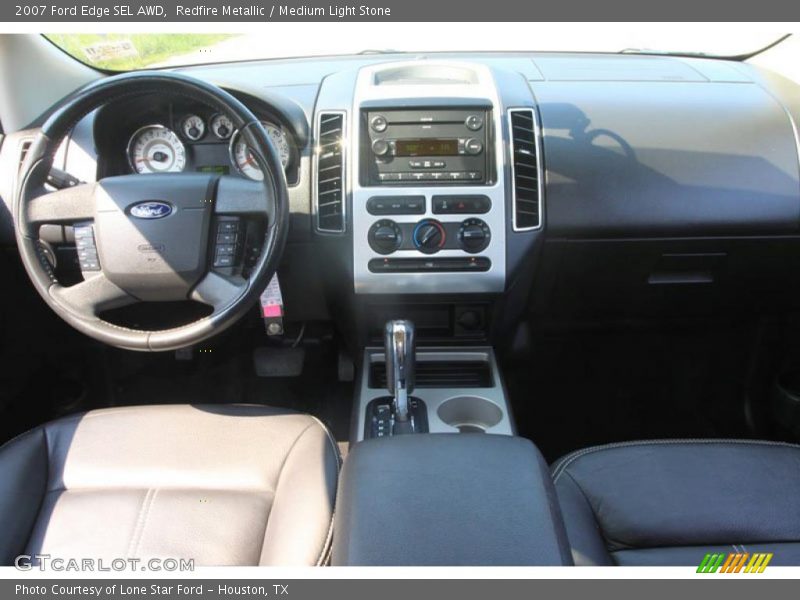 Redfire Metallic / Medium Light Stone 2007 Ford Edge SEL AWD