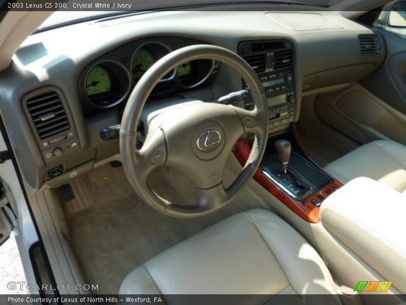 Crystal White / Ivory 2003 Lexus GS 300