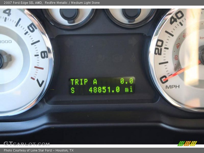 Redfire Metallic / Medium Light Stone 2007 Ford Edge SEL AWD