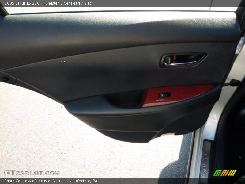 Tungsten Silver Pearl / Black 2009 Lexus ES 350