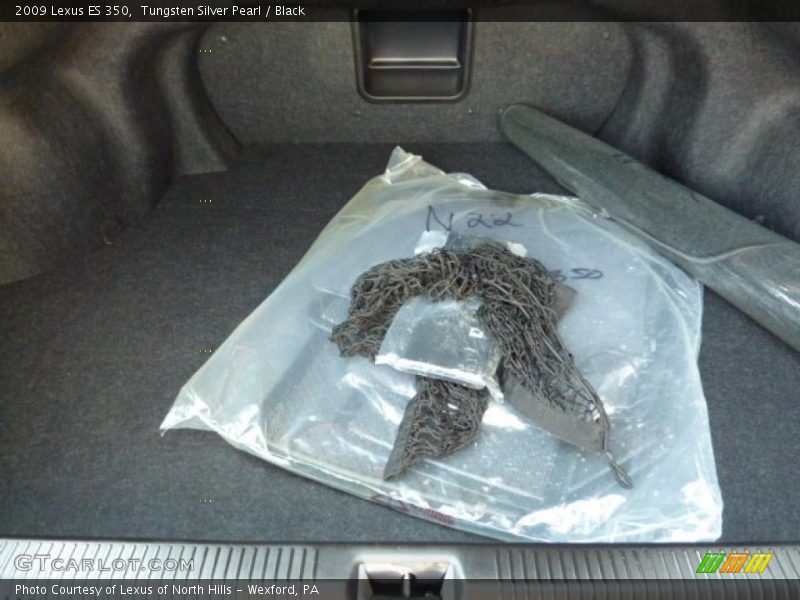 Tungsten Silver Pearl / Black 2009 Lexus ES 350