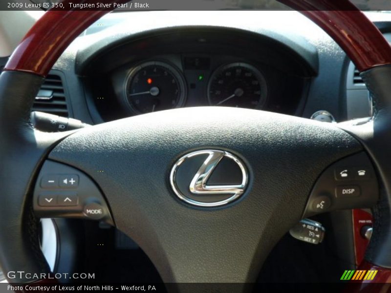 Tungsten Silver Pearl / Black 2009 Lexus ES 350