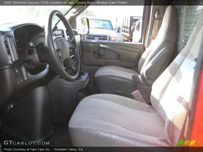Victory Red / Medium Dark Pewter 2005 Chevrolet Express 3500 Commercial Van