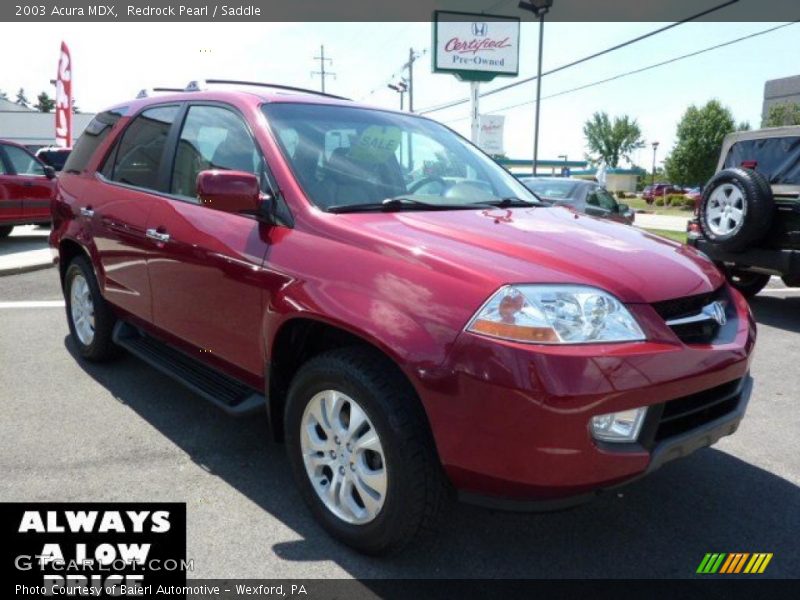 Redrock Pearl / Saddle 2003 Acura MDX