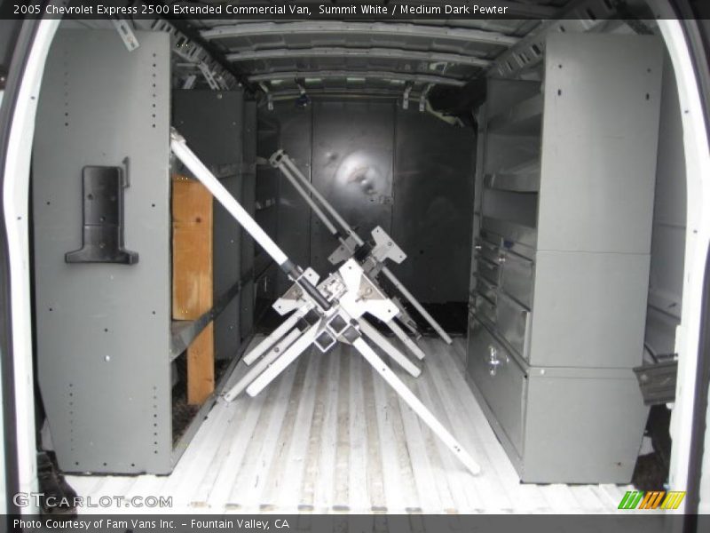 Summit White / Medium Dark Pewter 2005 Chevrolet Express 2500 Extended Commercial Van