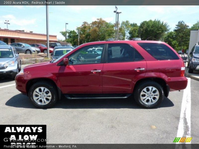 Redrock Pearl / Saddle 2003 Acura MDX