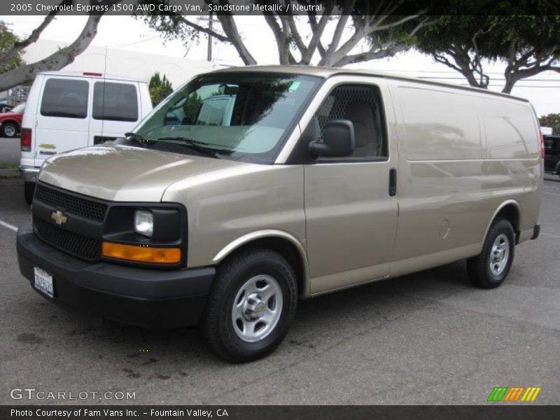 Sandstone Metallic / Neutral 2005 Chevrolet Express 1500 AWD Cargo Van