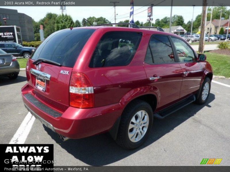 Redrock Pearl / Saddle 2003 Acura MDX
