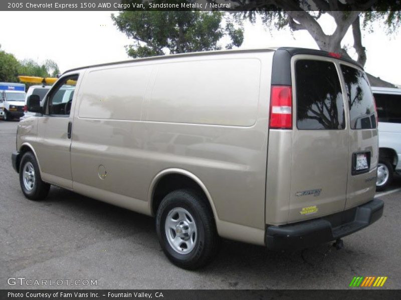 Sandstone Metallic / Neutral 2005 Chevrolet Express 1500 AWD Cargo Van